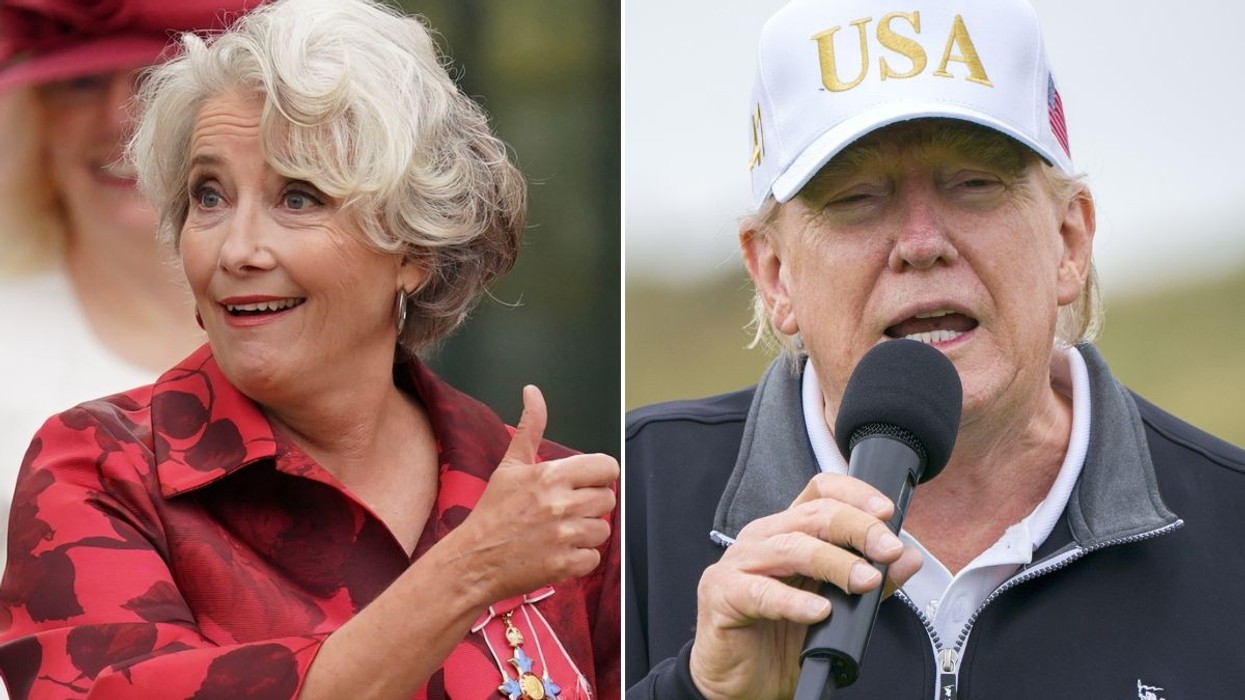 Emma Thompson, 66, claims Donald Trump asked her 'on a date' on day of divorce as she hits out at 'stalking' president