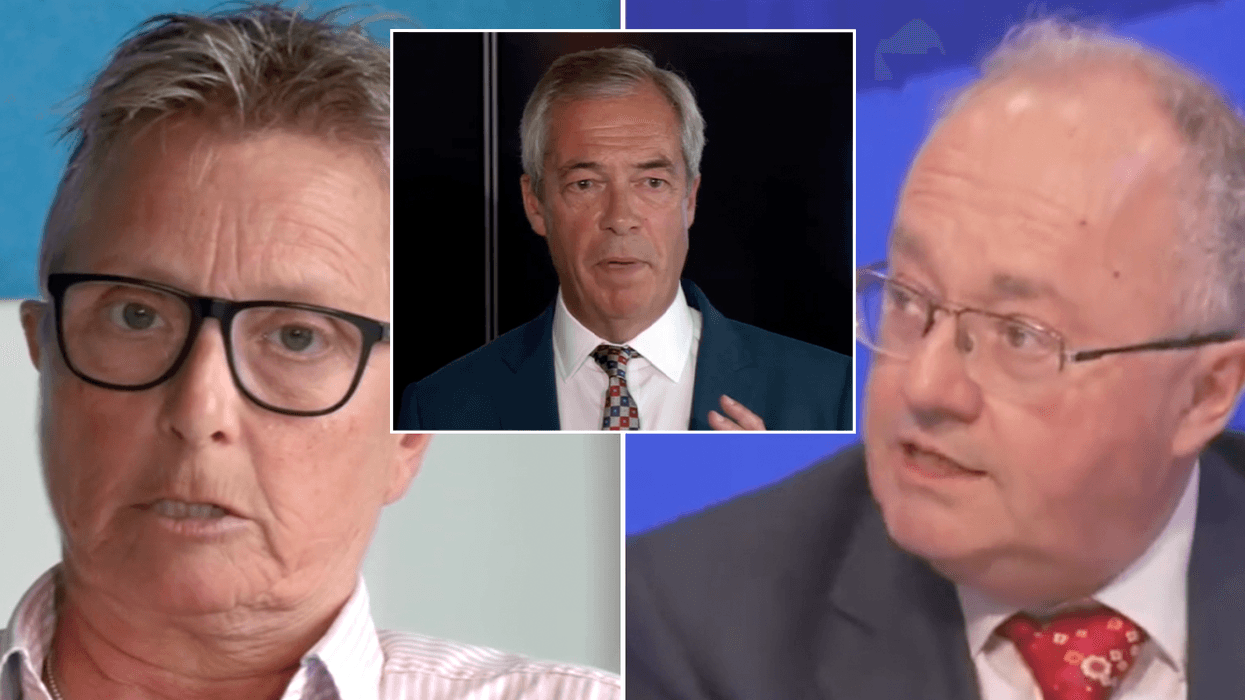 Vanessa Frake, Nigel Farage and Rupert Matthews